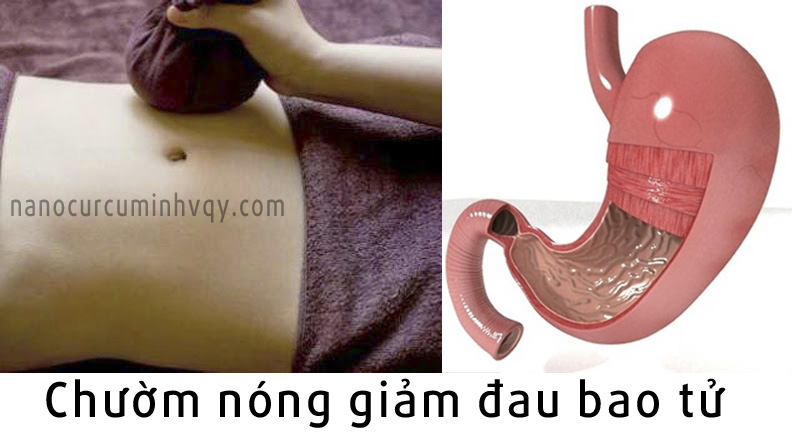 làm nóng bụng là cách giảm đau bao tử nhanh