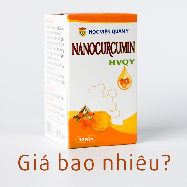 Nano Curcumin HVQY bao nhiêu tiền 1 hộp?